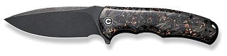 Нож Civivi Praxis Flipper Knife Carbon Fiber And Resin Handle (3.75" 9Cr18MoV) - фото 3