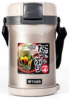 Термос Tiger для еды LWU-B200 2л warm silver - фото 2