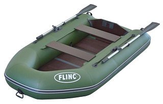 Лодка Flinc FT260L надувная оливковый - фото 1