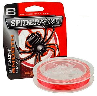 Шнур Spiderwire stealth smooth 8 red 150м 0,10мм - фото 1