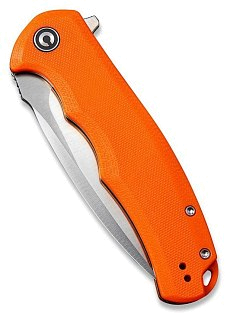 Нож Civivi Praxis Flipper Knife G10 Handle (3.75" 9Cr18MoV Blade) orange - фото 4