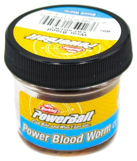 Приманка Berkley Powerbait Micro power Blood worms red - фото 1