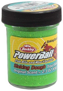 Паста Berkley Powerbait Sinking Glitter Trout Bait 50гр Spring/Lime
