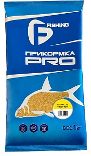 Прикормка F-FISHING PRO карась чеснок 1кг - фото 1