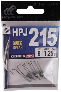 Джиг-головка Hayabusa HPJ 215 EX934 Quick Spear №8 1.25гр 4шт