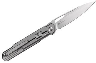 Нож SRM 1421 сталь N690 рукоять TC4 Titanium +G10(Tan) - фото 1