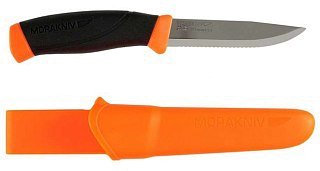Нож Mora Companion F Serrated orange - фото 2