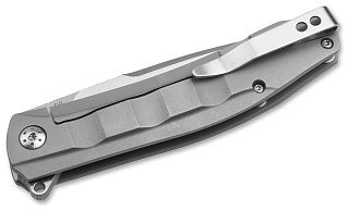Нож Boker Talpid складной 9см сталь D2 рукоять сталь - фото 2