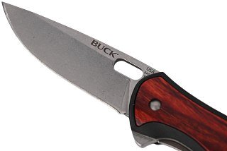 Нож Buck Vantage Avid Rosewood складной сталь 420НС рукоять древесный пластик - фото 6