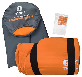 Ковер BTrace Therm-a-Pro8 183х55х4см самонадувающийся оранжевый - фото 8