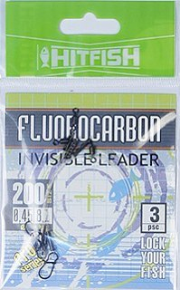 Поводок Hitfish Invisible leader флюорокарбон 250мм 8,1кг d 0,45 3шт - фото 2