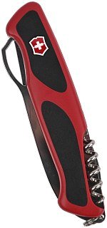 Нож Victorinox RangerGrip 61 130мм красно-черный - фото 6