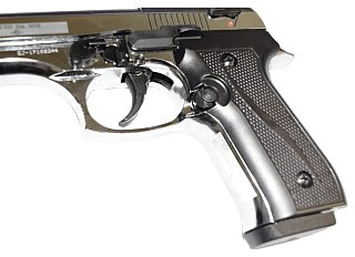 Пистолет Курс-С Beretta 92-CO хром 10ТК охолощенный - фото 2