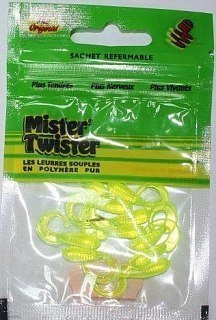 Приманка Mister Twister твистер 3см 10 салатовый 10шт