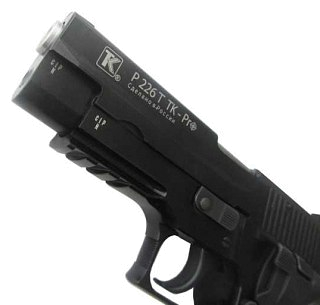Пистолет Техкрим Р226Т ТК-Pro 10х28 SIG-Sauer черный оксид ОООП - фото 2