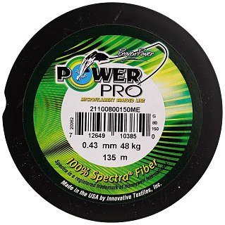 Шнур Power Pro 135м 0,43мм moss green