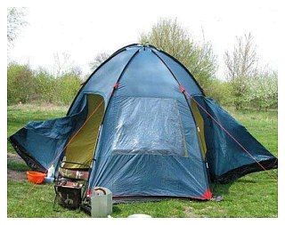 Палатка Tramp Bell 4 зеленый - фото 4