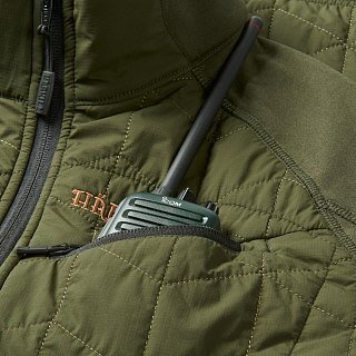Куртка Harkila Hjartvar Insulated Hybrid jakke dark rifle green melange - фото 5