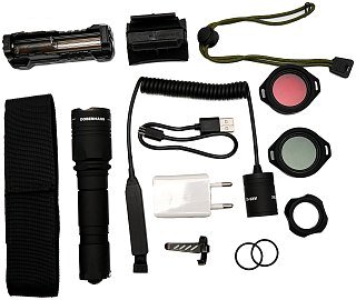 Фонарь Armytek Dobermann extended set белый Com
