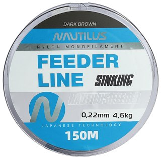 Леска Nautilus Feeder sinking 150м 0,22мм 4,6кг - фото 2