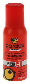 Аэрозоль Gardex Extreme super от комаров и мошек 80 мл
