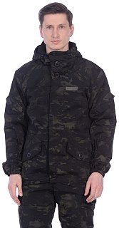 Куртка Huntsman Горка-3 черный демисезонный мультикам смесовая - фото 1