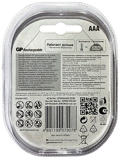 Аккумулятор GP 100AAAHC-2DECRC4 - фото 3