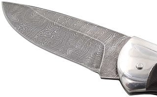 Нож ИП Семин Клык дамасская сталь складной - фото 5