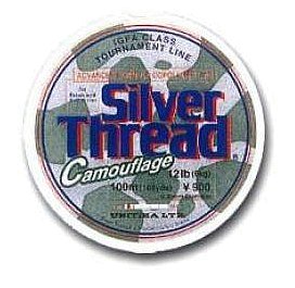 Леска Unitika Silver thread camo 100м 0,33мм 8кг