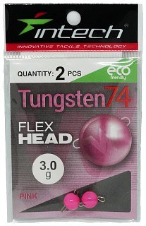 Груз Intech Tungsten 74 gloss pink 3,0гр 2шт - фото 1