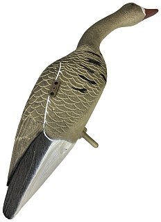 Подсадной гусь Taigan Goose летящий на стальном основании - фото 9