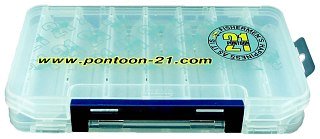 Коробка Pontoon21 Meiho LCB #100-P21-CL 200x126x36 мм прозрачный - фото 3