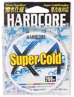 Шнур Yo-Zuri PE Hardcore X4 Duel super cold PE 0,8 6,4кг 200м 5 color
