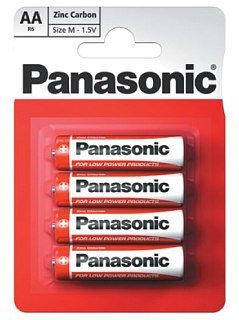 Батарейка Panasonic Zinc Carbon R6 AA 1.5B уп.4шт