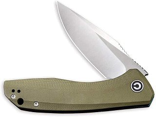 Нож Civivi Baklash Flipper Knife G10 Handle (3.5" 9Cr18MoV Blade) green  - фото 4