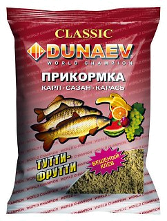 Прикормка Dunaev классика 0,9кг карп тутти-фрутти