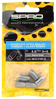 Груз SPRO Stainless Steel DS Sinkers MS 5,3гр - фото 2