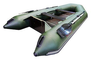 Лодка Nissamaran Musson 320 надувная деревянный пол P/L зеленая