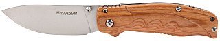 Нож Boker Magnum Pakka Hunter складной сталь 440B рукоять дерево - фото 3
