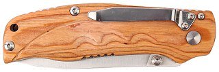 Нож Boker Magnum Pakka Hunter складной сталь 440B рукоять дерево - фото 5