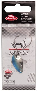 Блесна Berkley Ags Roru 1,8гр Edge Stripe Silver/Blue/Silver