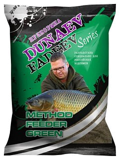 Прикормка Dunaev-Fadeev 1кг feeder method green