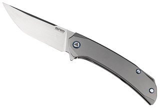 Нож SRM 1411-TZ сталь 154CM рукоять TC4 Titanium - фото 4