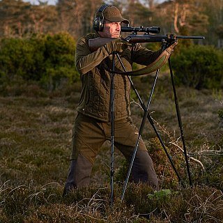 Куртка Harkila Hjartvar Insulated Hybrid jakke dark rifle green melange - фото 6