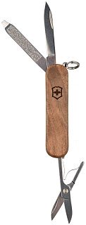 Нож Victorinox Classic 58мм 5 функций дерево - фото 1