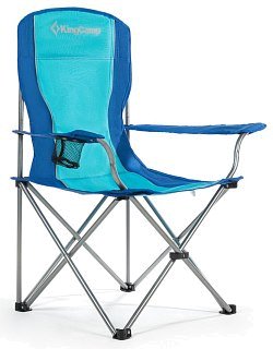 Кресло King Camp Arms Chair складное сталь 84х50х93 синий - фото 1