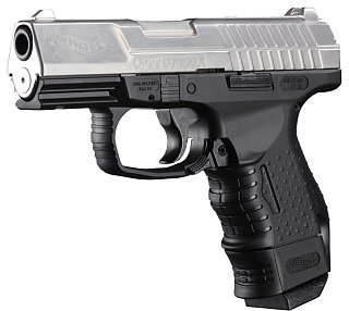 Пистолет Umarex Walther Compact CP 99 никель пластик - фото 1