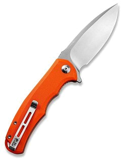 Нож Civivi Praxis Flipper Knife G10 Handle (3.75" 9Cr18MoV Blade) orange - фото 1