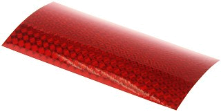 Наклейка Akara голографическая тип T2 8х12 см красная