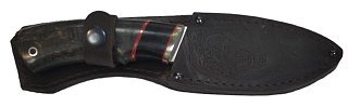 Нож ИП Семин Разделочный сталь мельхиор М390 набор стаб.кар.березы - фото 2